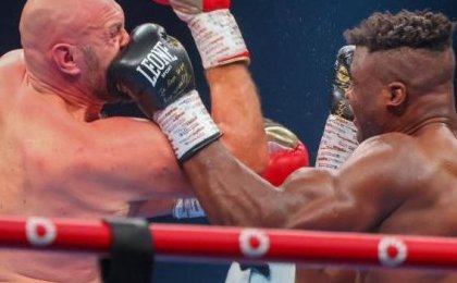 Boxe anglaise : Francis Ngannou perd de justesse face à Tyson Fury