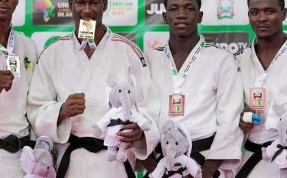 Moisson fructueuse pour les judokas gabonais à l'Open international d'Abidjan 2024