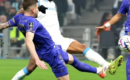 Ligue 1 : Aubameyang muet, l'OM freiné dans son élan par Monaco