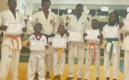 Port-Gentil : le Shotokan-Budo récompense ses athlètes par une prestation marquant la fin de saison