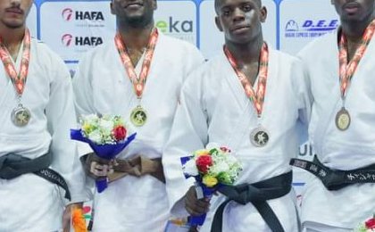 Du bronze pour le Gabon à l'Open de judo de Dakar
