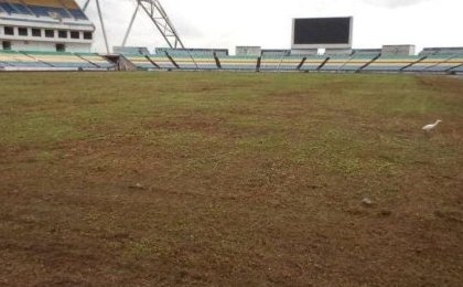 Stade d'Angondjé : Une nouvelle pelouse pour un retour des Panthères en 2026