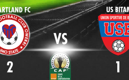 L'Union Sportive de Bitam défaite par le Heartland FC du Nigéria