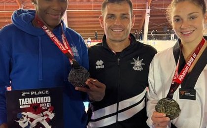 Urgence Mouega se pare d'or à l'Albanian Open G1 de taekwondo