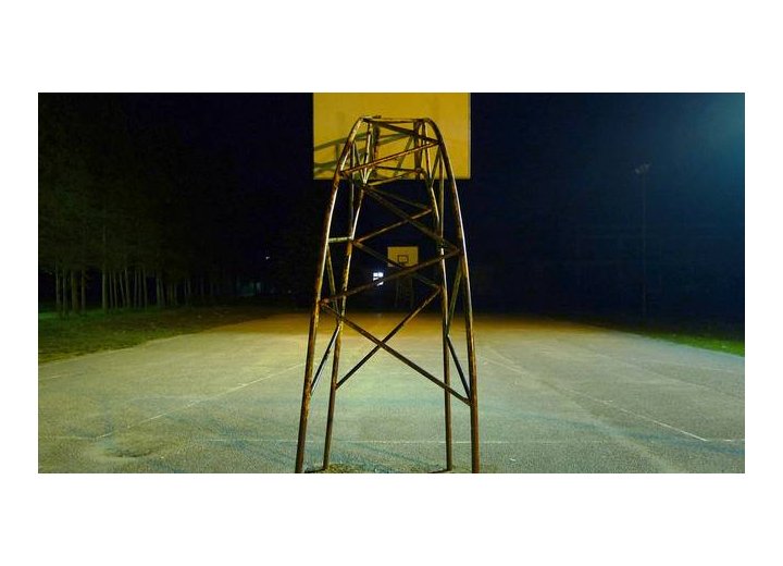 Le terrain de basket ball ré-habilité