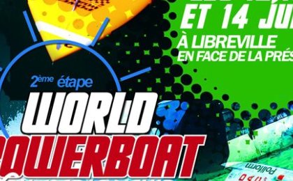 Libreville, 2e étape du championnat mondial de bateaux à moteur
