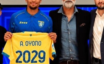 Serie A : Anthony Oyono prolongé jusqu'en 2029 par Frosinone